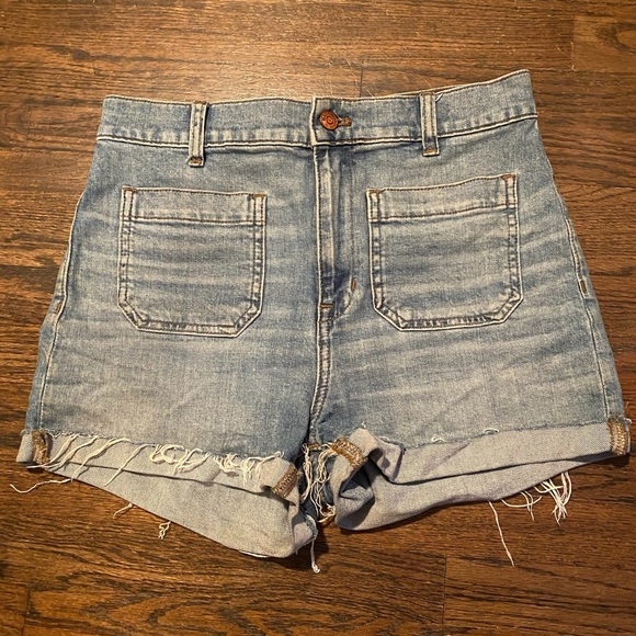 Madewell Hi- Rise Shorts - Picture 1 of 5